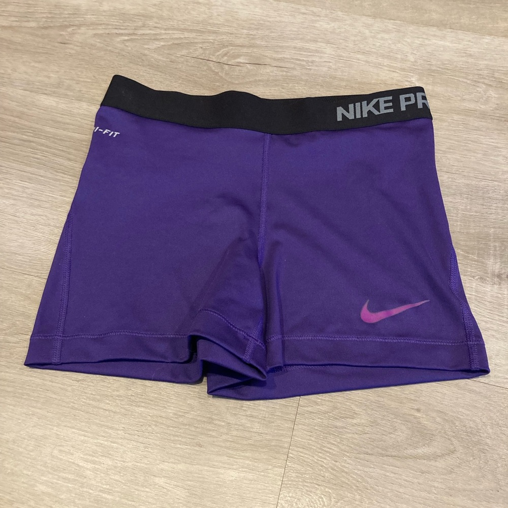 2 pairs of size small Nike Pro, Dri-Fit Biker Shorts.
